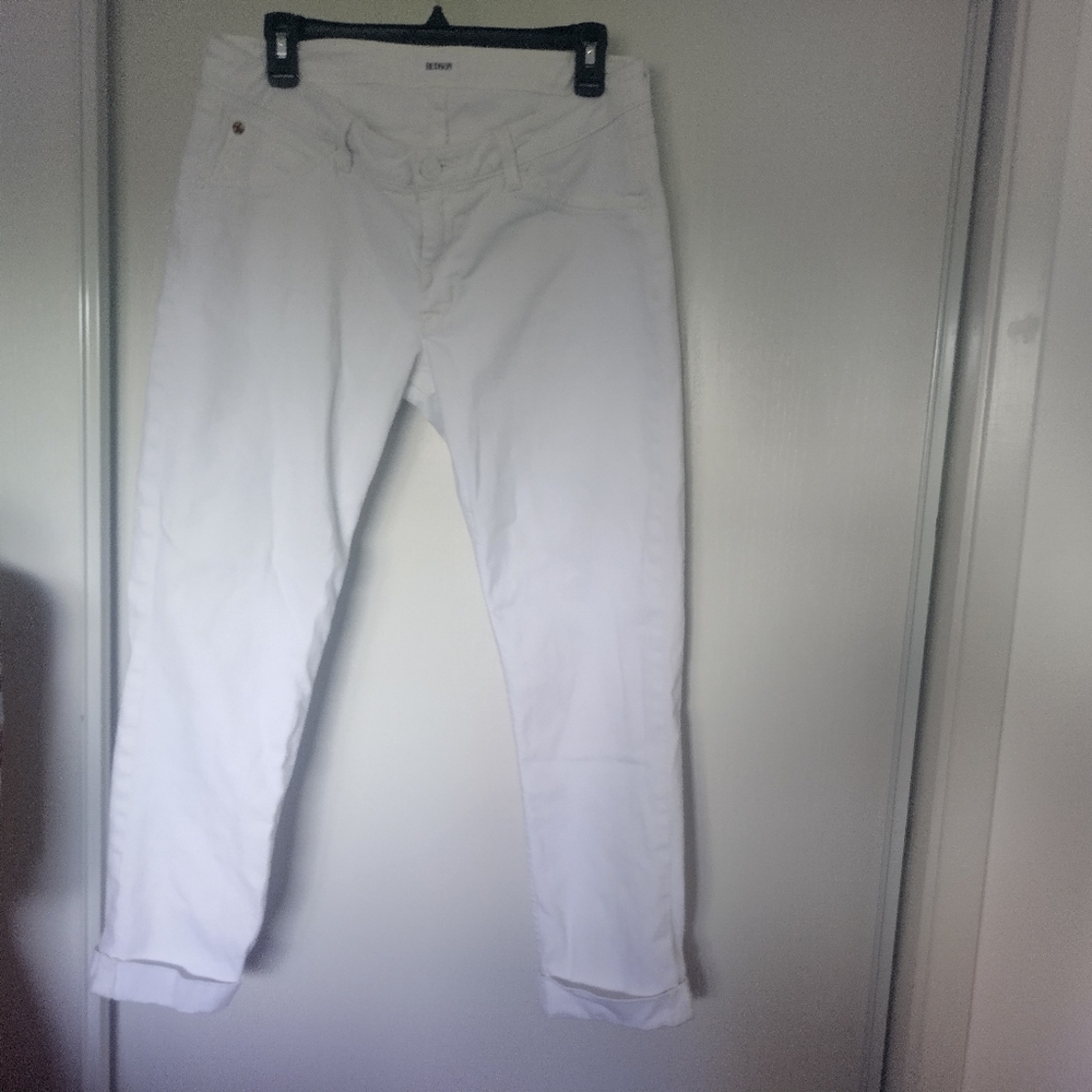 HUDSON Bacara Crop Cuffed Jean White size 31 - Picture 2 of 7